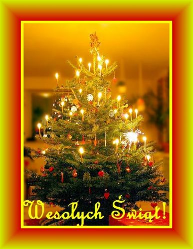 Kartka Rado�ci i spe�nienia marze� w te �wi�ta!