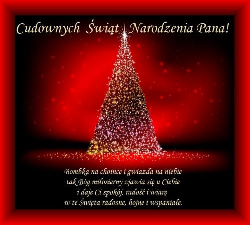 Kartka Cudownych �wi�t Narodzenia Pana!