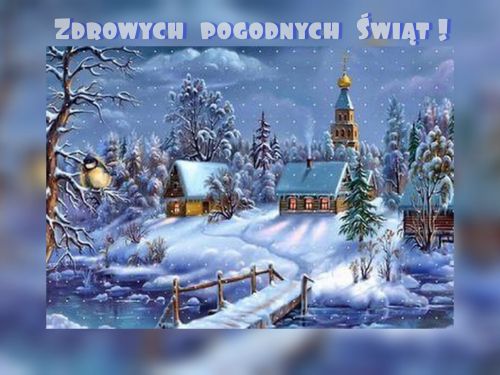 Kartka ❄Zdrowych Pogodnych �wi�t!