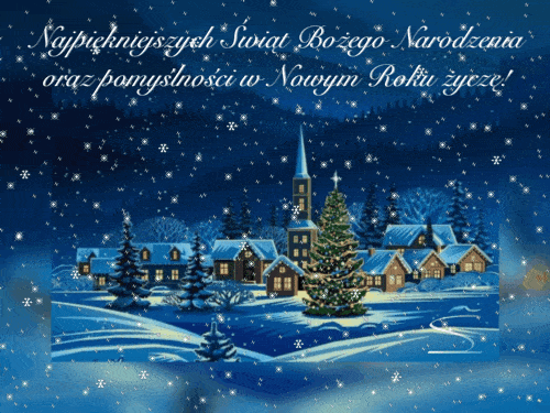 Kartka ❄Najpi�kniejszych �wi�t Bo�ego Narodzenia