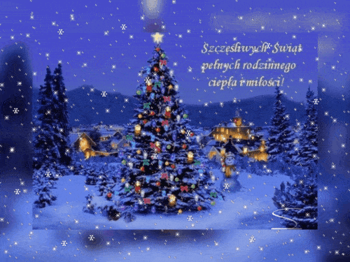 Kartka ❄ Szcz�liwych �wi�t ❄