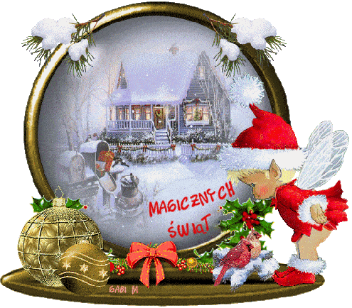 Kartka Magicznych �wi�t Bo�ego Narodzenia !