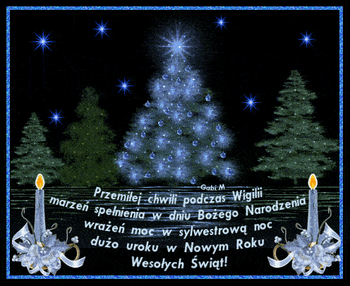 Kartka Przemi�ej chwili podczas wigilii...