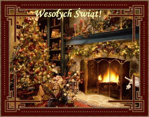 Kartka Pi�knych rodzinnych �wi�t!