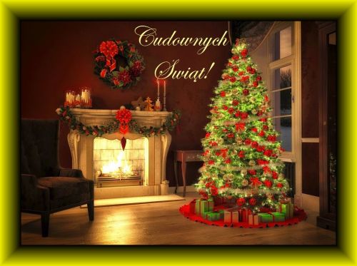 Kartka Cudownych �wi�t Bo�ego Narodzenia!