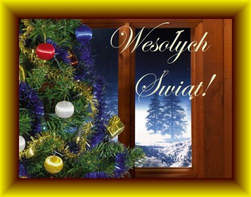 Kartka Wspania�ych �wi�t Bo�ego Narodzenia!