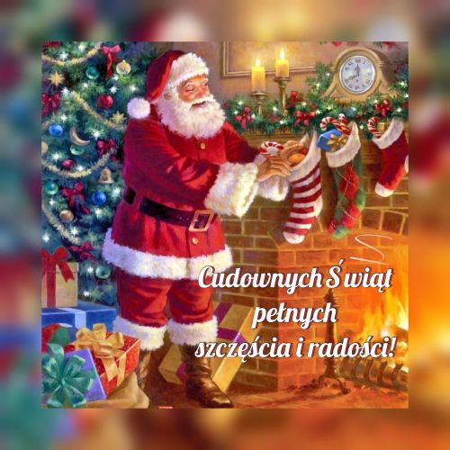 Kartka ⭐�wi�t pe�nych szcz�cia i rado�ci!