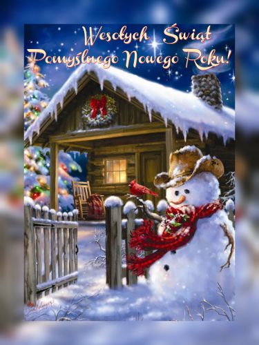 Kartka ❄Weso�ych �wi�t!