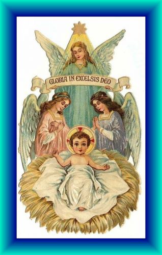 Kartka Gloria, Gloria in excelsis Deo!