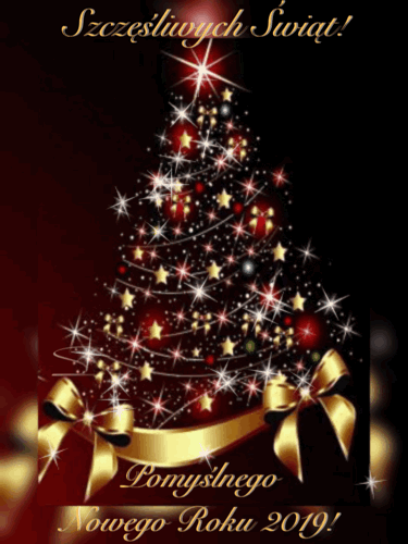 Kartka 🎄Szcz�liwych �wi�t i Pomy�lnego Roku 2019