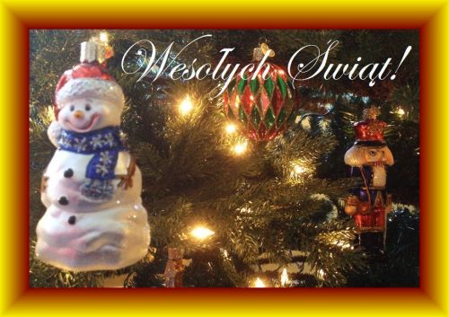 Kartka Wspania�ych �wi�t Bo�ego Narodzenia!