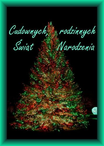 Kartka Cudownych, rodzinnych �wi�t!