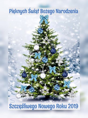 Kartka 🎄Pi�knych �wi�t i Szcz�liwego Roku 2019!