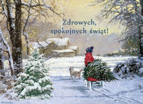 Kartka Zdrowych,  spokojnych �wi�t!