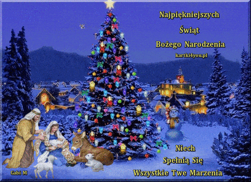 Kartka Najpi�kniejszych �wi�t Bo�ego Narodzenia !