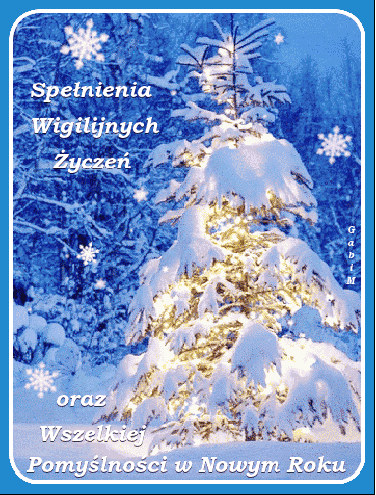Kartka Spe�nienia Wigilijnych �ycze� ...