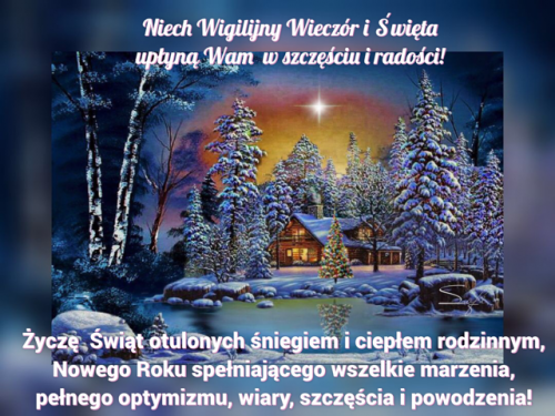 Kartka ⭐Cudownych �wi�t i Szcz�liwego Nowego Roku