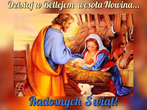 Kartka ⭐Dzisiaj w Betlejem...