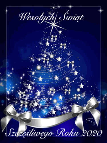 Kartka ❄Weso�ych �wi�t i Szcz�liwego Roku 2020