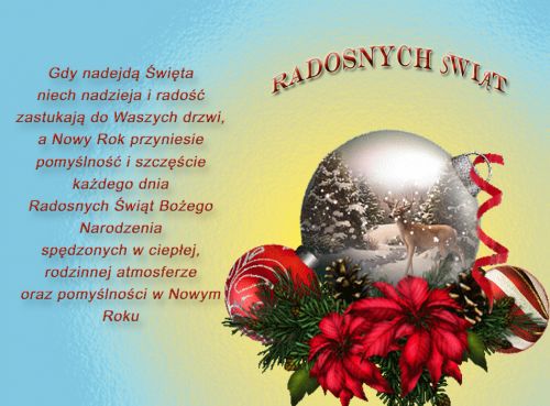Kartka Radosnych �wi�t