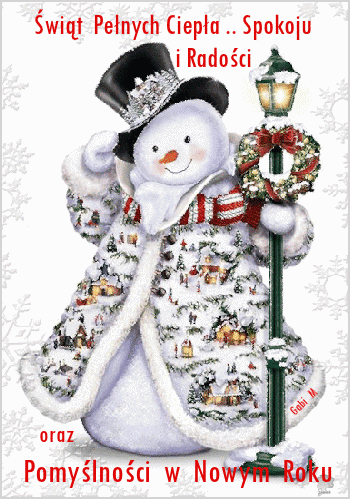 Kartka �wi�t Pe�nych Rado�ci a w Nowym Roku Pomy�lno�ci