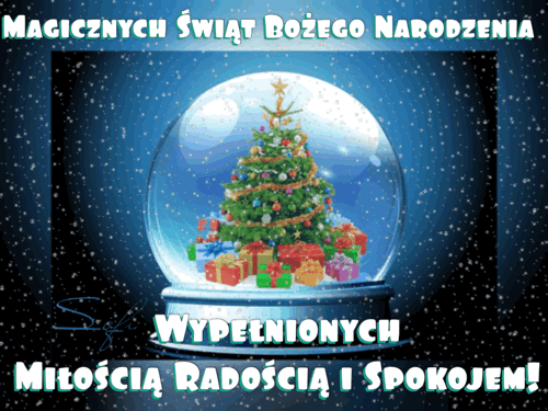 Kartka ❄Magicznych �wi�t Bo�ego Narodzemia