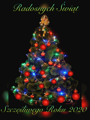 Kartka ❄Radosnych �wi�t i Szcz�liwego Roku 2020