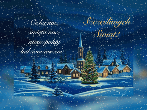 Kartka ❄Szcz�liwych �wi�t!