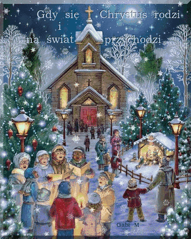 Kartka Gdy si� Chrystus rodzi i na �wiat przychodzi...