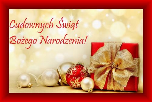 Kartka Radosnych, udanych �wi�t Bo�ego Narodzenia!