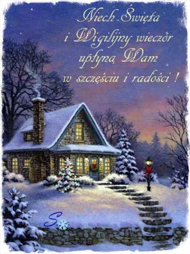 Kartka ❄Szcz�liwych �wi�t!
