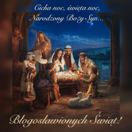 Kartka ⭐Cicha noc, �wi�ta noc...