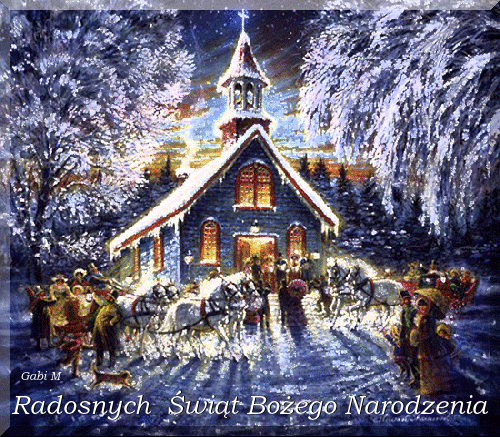 Kartka Radosnych �wi�t Bo�ego Narodzenia 