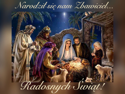 Kartka ⭐ Narodzi� si� nam Zbawiciel...