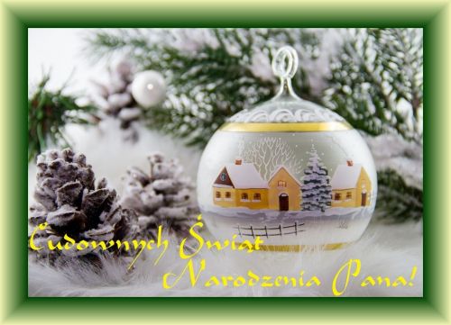 Kartka Cudownych, spokojnych �wi�t Narodzenia!