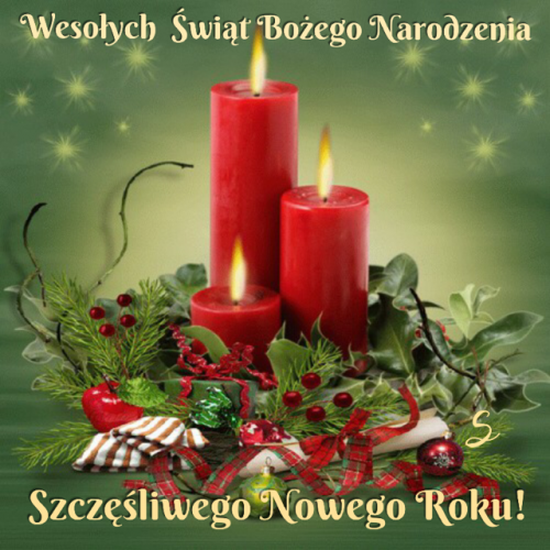 Kartka ⭐ Weso�ych �wi�t i Szcz�liwego Nowego Roku