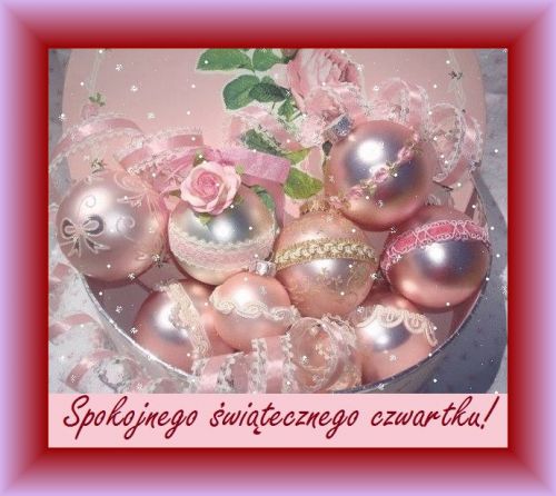 Kartka Spokojnego �wi�tecznego czwartku!