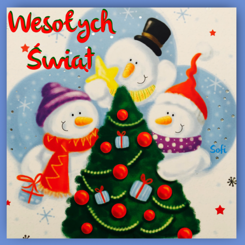 Kartka ❄Weso�ych �wi�t!