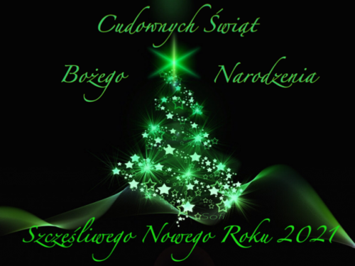 Kartka ❄Cudownych �wi�t i Szcz�liwego Roku 2021