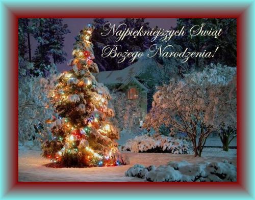 Kartka Najpi�kniejszych �wi�t Bo�ego Narodzenia!