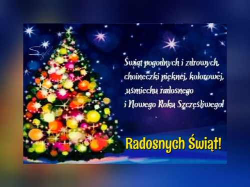 Kartka 🎄Radosnych �wi�t!