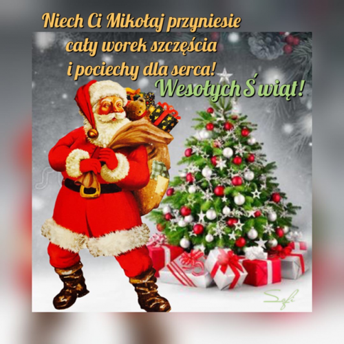 Kartka ❄Weso�ych i Zdrowych �wi�t!