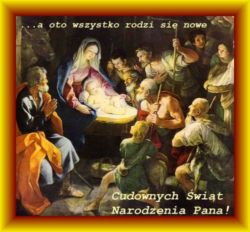 Kartka Pi�knych, spokojnych �wi�t Bo�ego Narodzenia!