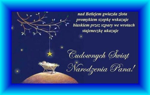 Kartka Cudownych �wi�t Narodzenia Pana!