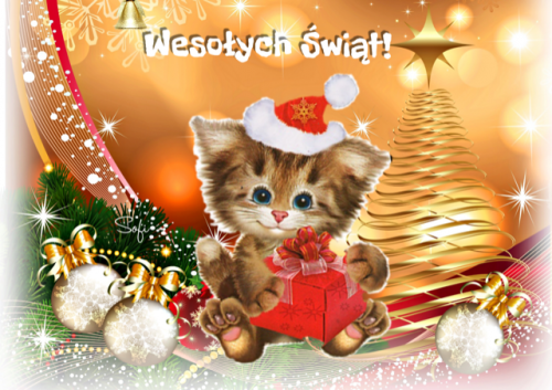 Kartka ❄Weso�ych milutko sp�dzonych �wi�t �ycz�!