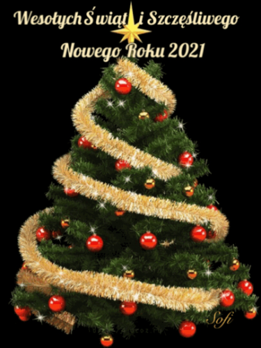 Kartka 🎄Weso�ych �wi�t i szcz�liwego roku 2021!