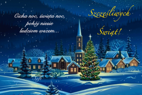 Kartka ❄Cicha noc, �wi�ta noc ...