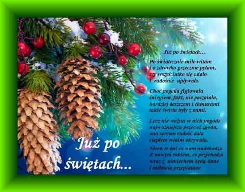 Kartka Ju� po �wi�tach... �ycz� pi�knych wspomnie�!  