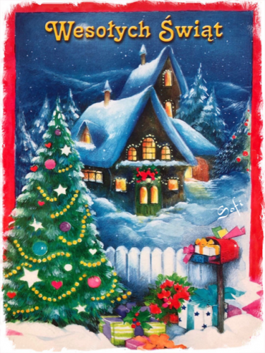 Kartka 🎄 Zdrowych i Weso�ych �wi�t!
