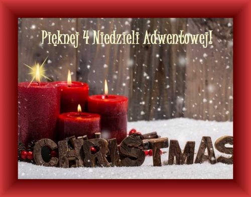 Kartka Pi�knej, nastrojowej niedzieli adwentowej!